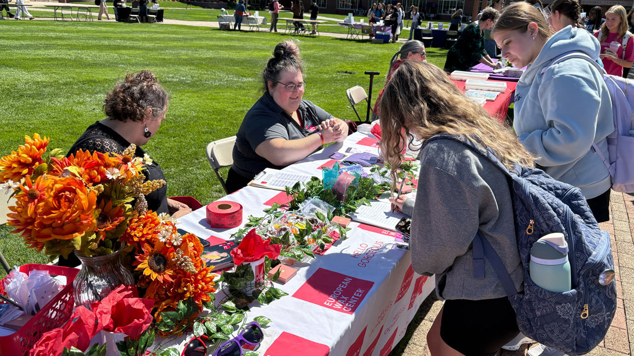 Students show interest in tables